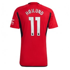 Manchester United Rasmus Hojlund #11 Heimtrikot 2023-24 Kurzarm